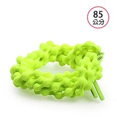 【COOLKNOT】免綁彈性豆豆鞋帶85CM-選手款 慢跑 路跑 馬拉松 懶人鞋帶 螢光黃