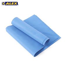 【ALEX】伸展彈力帶厚度0.65MM-瑜珈繩 健身阻力帶 彈力繩 拉力帶 訓練帶 藍