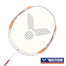 【VICTOR】亮劍穿線拍-羽球 羽毛球拍 訓練 勝利 橘白