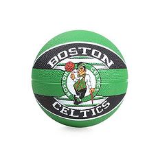 【SPALDING】CELTICS SZ3 兒童-賽爾提克 籃球-3號球 隊徽球 斯伯丁 綠黑