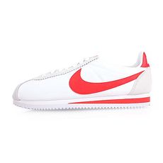 【NIKE】CLASSIC CORTEZ NYLON 男運動休閒鞋-慢跑 阿甘鞋 白橘灰