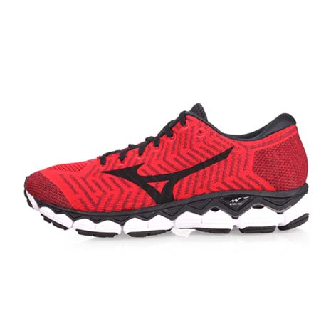 【MIZUNO】WAVEKNIT S1 男慢跑鞋-路跑 美津濃 紅黑