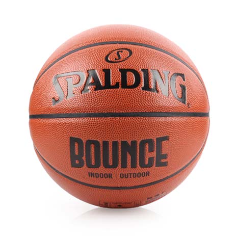 【SPALDING】BOUNCE 籃球-PU-7號球 訓練 斯伯丁 室內球 室外球 咖啡黑