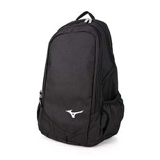 【MIZUNO】後背包-雙肩包 旅行包 15吋筆電 美津濃 黑白