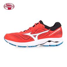 【MIZUNO】WAVE RIDER 22 SW 男慢跑鞋-WIDE-路跑 美津濃 紅白