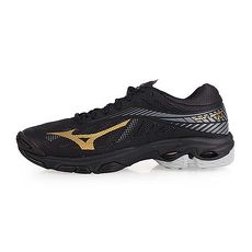 【MIZUNO】WAVE LIGHTNING Z4 男排球鞋-排球 訓練 美津濃 黑金