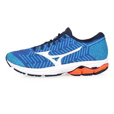 【MIZUNO】WAVEKNIT R2 男慢跑鞋-路跑 美津濃 藍白