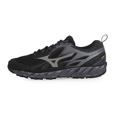 【MIZUNO】WAVE IBUKI GTX 男防水越野慢跑鞋-登山 美津濃 黑灰