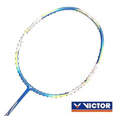 【VICTOR】4U-極速球拍-訓練 羽球拍 羽毛球 空拍 勝利 藍黃白