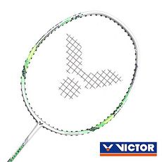 【VICTOR】極速-已穿線拍-訓練 羽球毛拍 羽毛球 勝利 銀螢光綠