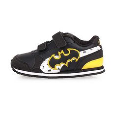 【PUMA】JL ST RUNNER V2 V INF 男兒童正義聯盟休閒運動鞋-慢跑 黑白黃