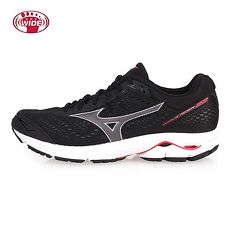 【MIZUNO】WAVE RIDER 22 SW 男慢跑鞋-WIDE-路跑 美津濃 黑灰紅