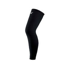 【MIZUNO】薄型加長護膝-約55CM-一雙入 排球 美津濃 黑白