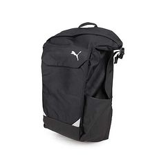 【PUMA】STREET後背包-雙肩包 旅行包 23L = 黑銀