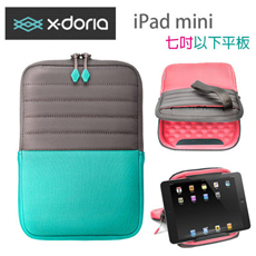 【X-doria】多功能防震平板收納包 Apple iPad Mini /2/3/4 (七吋以下皆可適用)