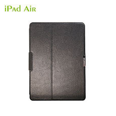 Starking Obien歐品漾APPLE iPad Air 真皮鋁合金保護套-專利擴音凹槽及防盜固定鎖孔設計(加贈防盜鎖)