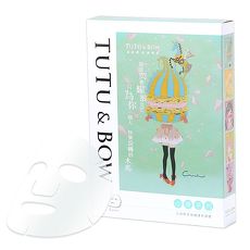 【TuTu & Bow 蓬蓬裙與蝴蝶結】《愛說畫》心情系列 水母膠原綠纖隱形面膜 (5片)木馬