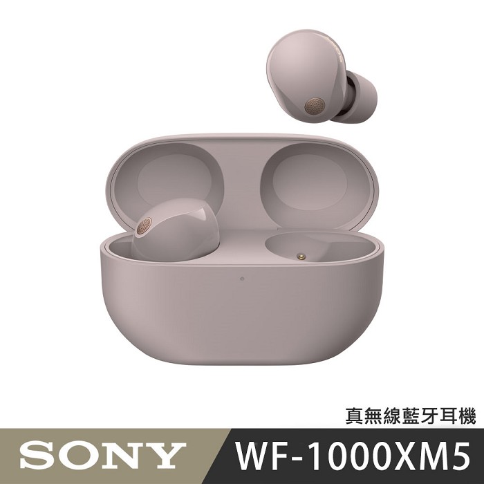 SONY 索尼 WF-1000XM5 主動式降噪真無線藍牙耳機 智慧降噪 / IPX4防水~玫瑰灰【新色上市】