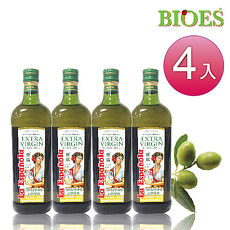 【囍瑞BIOES】 萊瑞特級冷壓100%純橄欖油 (1000ml-4入)