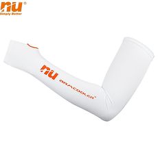 【恩悠數位】NU 全防曬冰紗袖套淺藍M