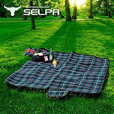 【韓國SELPA】戶外防水處理絨毛野餐墊/寶寶爬行墊/地墊/地布(大型)
