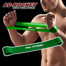 【AD-ROCKET】PRO FITNESS 橡膠彈力帶(綠色25-70磅)/拉力繩/阻力帶