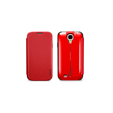 ZENUS&WALNUTT SAMSUNG S4 多功能站立皮套 紅色