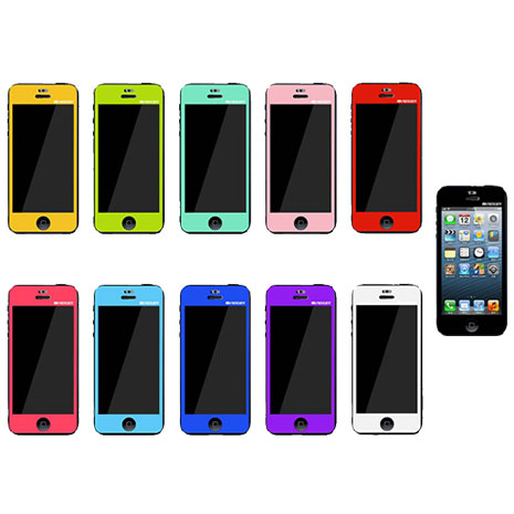 MERCURY Apple iPhone5/5S 專用彩色保護貼