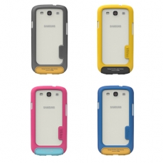 TRIDEA SAMSUNG GALAXY S3 撞色硬式邊框保護殼