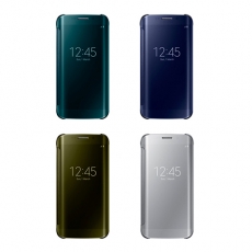吊卡裝【三星原廠】Samsung Galaxy S6 edge Clear View 原廠感應皮套綠色