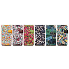 ZENUS SONY XPERIA Z3+ 花形印象 書本式皮套藍色