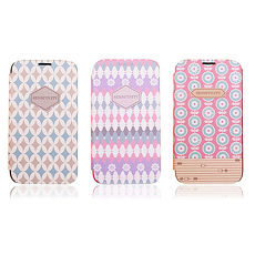 HAPPYMORI SAMSUNG GALAXY J N075 甜蜜春日 書本開蓋式皮套花樣粉