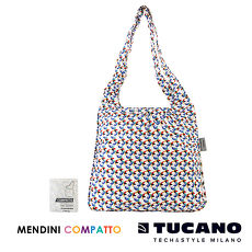 TUCANO X MENDINI 設計師系列超輕量折疊收納輕鬆購物袋- 繽紛