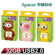 Apacer宇瞻「麻吉動物園」AH171 32GB OTG隨身碟