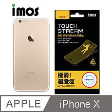 【iMOS Touch Stream】蘋果Apple iPhone X 電競霧面保護貼(背面)