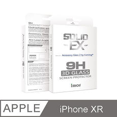 iMOS Apple iPhone XR (6.1吋) 美商康寧 3D全覆蓋滿版玻璃貼 Accessory glass 2 by Corning