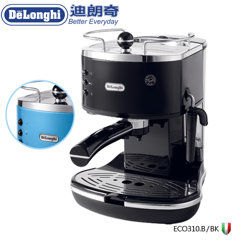 義大利 DeLonghi 迪朗奇 Icona系列義式濃縮咖啡機 ECO310(黑)