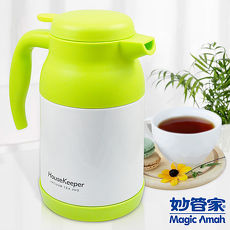 妙管家-#304不鏽鋼炫彩真空泡茶壺760ml(內附不銹鋼濾茶網)