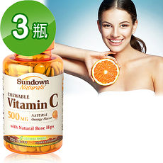 Sundown日落恩賜 美妍維生素C-500口含錠(100錠/瓶)3入組