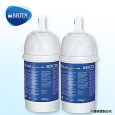 《德國BRITA》On Line Active Plus P1000櫥下硬水軟化型濾水系統/濾水器/淨水器專用濾芯/濾心(二入)
