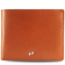 【PORSCHE DESIGN 保時捷】P3300 French Classic 3.0 Cardholder H8小牛皮防刮壓紋 / 8卡短夾皮夾