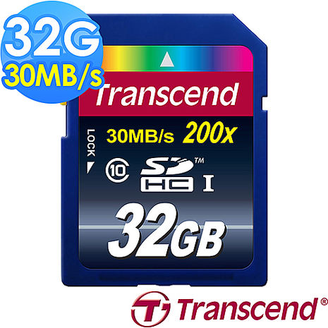 Transcend 創見 32g Sdhc 30mb S Class10 記憶卡 Myfone購物 Line購物