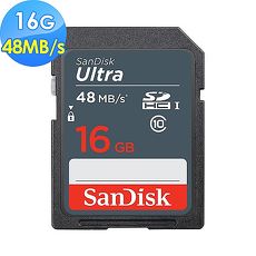 【SanDisk 新帝】16GB Ultra SDHC 48MB/s 記憶卡