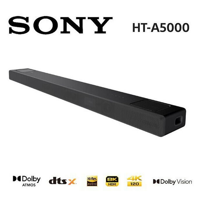 Sony 索尼 HT-A5000 5.1.2聲道 家庭劇院 A5000 聲霸 適用A7000的後環繞與重低音.