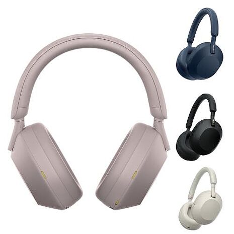 SONY 索尼 WH-1000XM5 真無線藍牙HD降噪耳機銀色