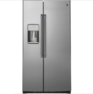 GE 美國 奇異 CZS22MSSS 702L 對開門冰箱 不鏽鋼灰色 薄型設計機身深度62cm