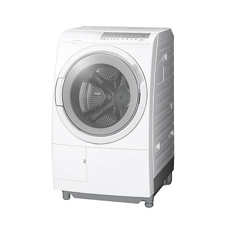 HITACHI 日立 12KG BD-SG120JJ-W 日製智慧感測變頻左開滾筒洗脫烘洗衣機