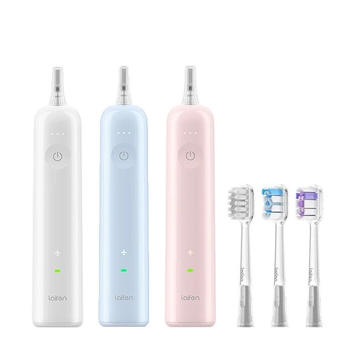 Laifen 徠芬 WAVE 掃震電動牙刷 三色 符合貝氏刷牙法乾淨高效率光感白