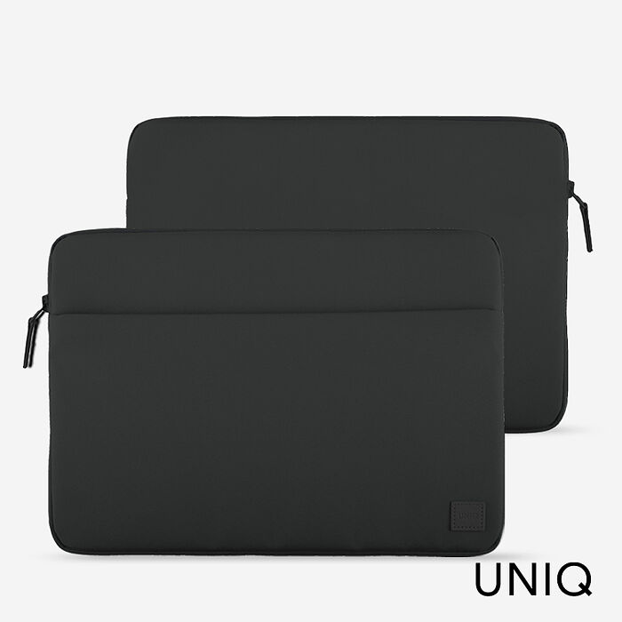 UNIQ Vienna MacBook 16吋防潑水輕薄筆電包-午夜黑