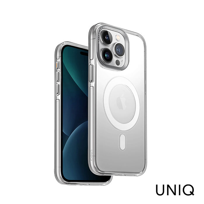 UNIQ iPhone 15 Pro 6.1吋Calio 抗黃化高透亮防摔磁吸手機殼-透明